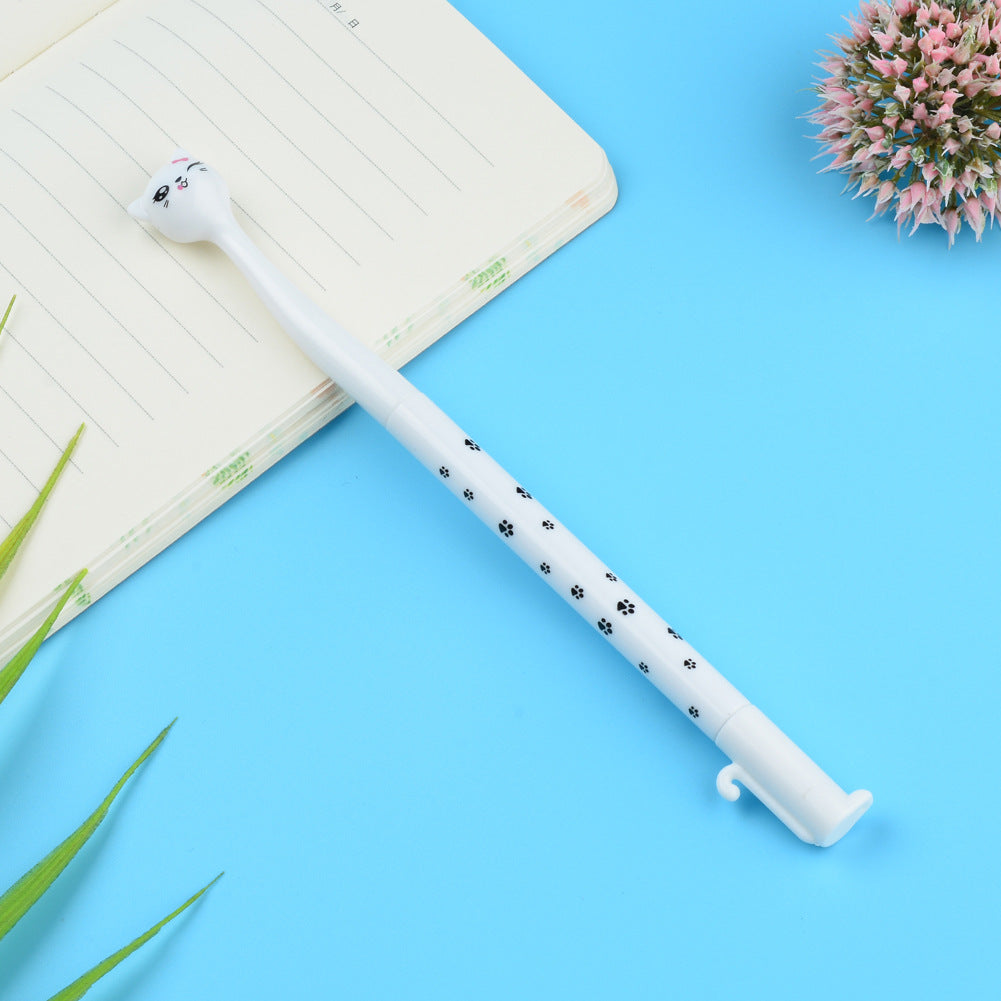 Wholesale Plastic Cartoon Tall Cat Gel Pen